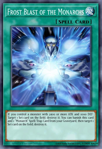 Frost Blast Of The Monarchs Yu Gi Oh Master Duel Untapped Gg