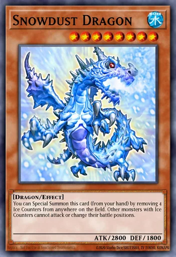 Dragón de Polvo de Nieve
