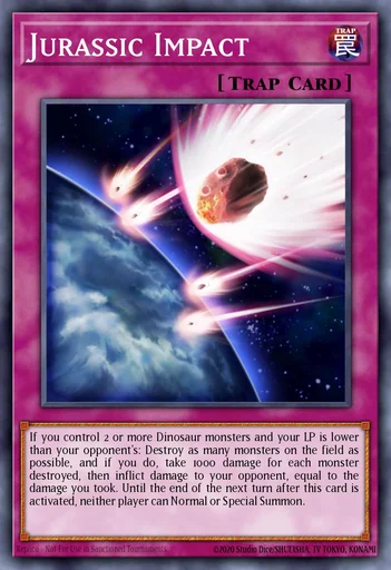 yugioh dinosaur trap cards Jurassic Impact – Yu-Gi-Oh! Master Duel – Untapped.gg