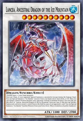 Lancea, Ancestral Dragon of the Ice Mountain – Yu-Gi-Oh! Master Duel ...