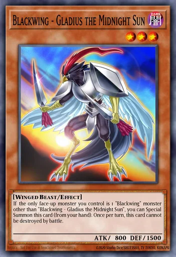 Blackwing - Gladius the Midnight Sun – Yu-Gi-Oh! Master Duel