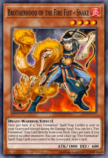 Hermandad del Puño de Fuego - Serpiente – Yu-Gi-Oh! Master Duel ...