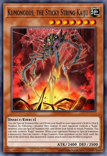 Kumongous, il Kaiju Filo Appiccicoso