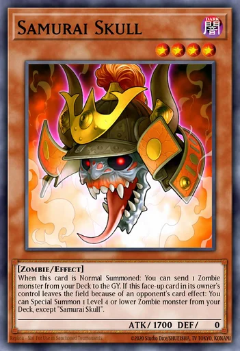 Teschio Samurai