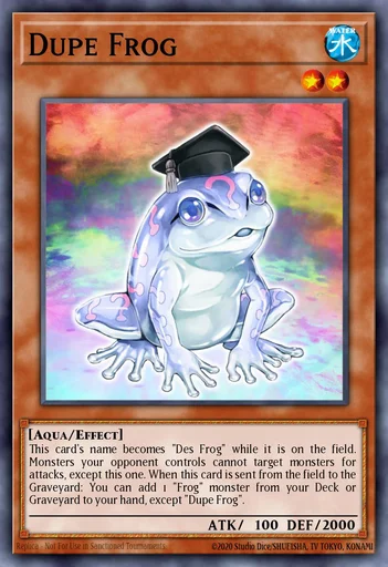 Dupe Frog – Yu-Gi-Oh! Master Duel – Untapped.gg