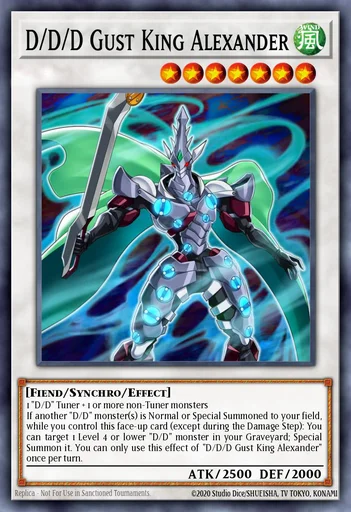 D/D/D Gust King Alexander – Yu-Gi-Oh! Master Duel – Untapped.gg