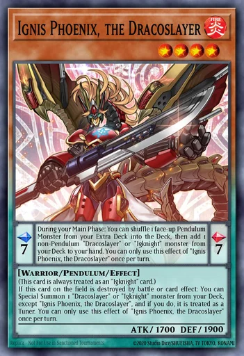 Ignis Phoenix The Dracoslayer Yu Gi Oh Master Duel Untapped Gg