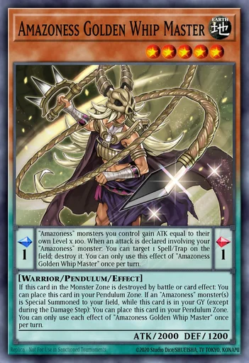 Maestra del Látigo Dorado Amazoness