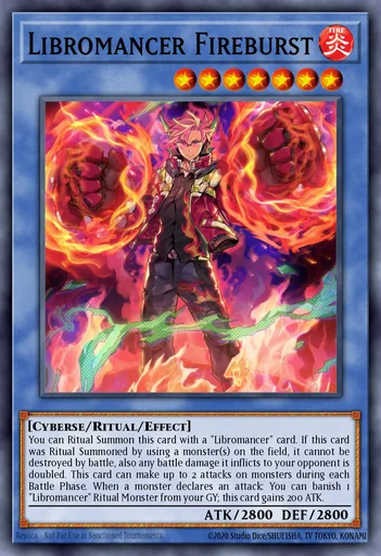 Libromancer Fireburst – Yu-Gi-Oh! Master Duel – Untapped.gg