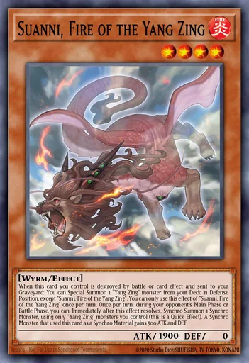 Suanni, Feuer des Yang Zing