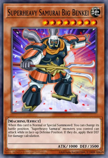 Superstarker Samurai Großer Benkei