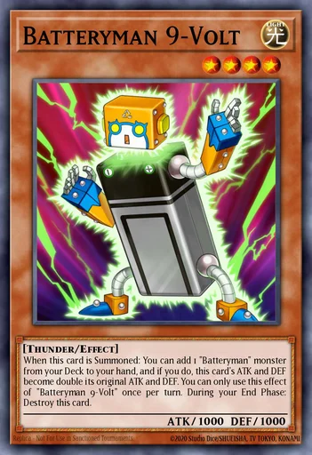 Uomo Batteria 9-Volt