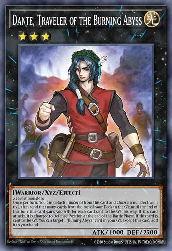 Dante, Traveler of the Burning Abyss – Yu-Gi-Oh! Master Duel – Untapped.gg