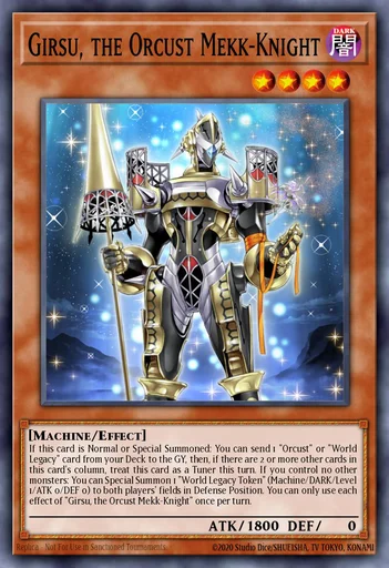 Girsu, the Orcust Mekk-Knight – Yu-Gi-Oh! Master Duel – Untapped.gg