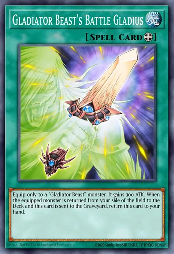 Glaive de Combat des Bêtes Gladiateurs