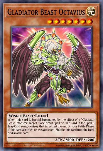 Gladiator Beast Octavius  Yu-Gi-Oh! Master Duel  Untapped.gg