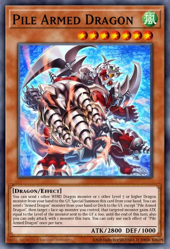 Pfahlbewaffneter Drache