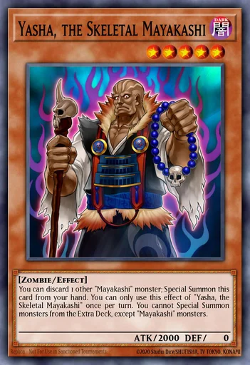 Yasha, the Skeletal Mayakashi  Yu-Gi-Oh! Master Duel  Untapped.gg
