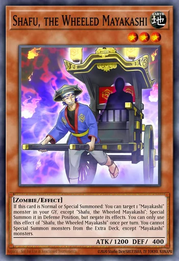 Shafu, el Mayakashi con Ruedas