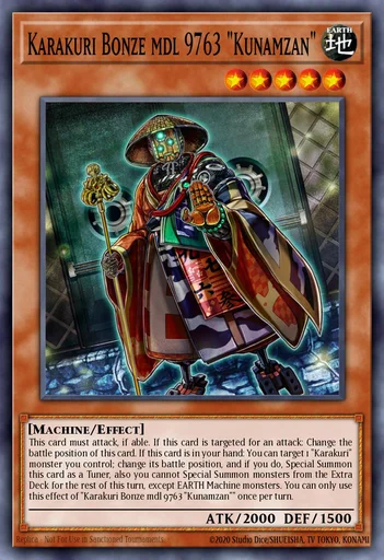 Karakuri Bonzo mdl 9763 "Kunamzan"