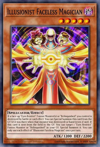 Illusionist Gesichtsloser Magier