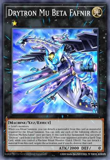 drytron cards yugioh Mu Beta Fafnir – Yu-Gi-Oh! Master Duel – Untapped.gg Meteonis Drytron (CR) - Genesis