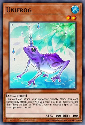 Grenouille Licorne