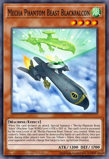Mecha-Phantomungeheuer Schwarzfalke