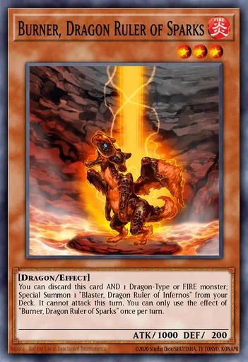 Burner, Sovrano delle Scintille