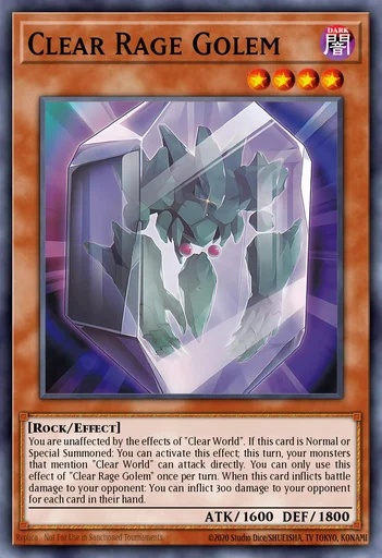 Golem Furieux Transparent