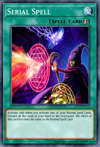 Yu-Gi-Oh! Serial Spell Card - RDS-EN037 Rare 1st Edition From Rise Of Destiny Set