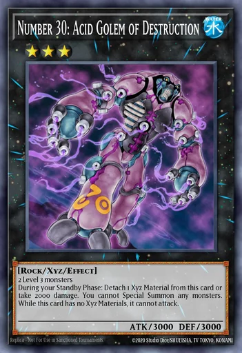 Numero 30: Golem Acido della Distruzione