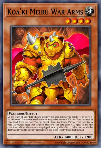 yugioh koa ki meiru deck Yu-Gi-Oh! - Koa'ki Guardian (RGBT-ENPP3) - Duelist Pack Collection Tin - Limited Edition NEW KOA'KI MEIRU DECK IS