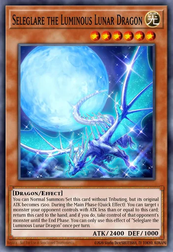 Seleglare el Dragón Lunar Reluciente