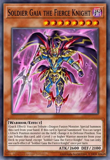 Soldier Gaia the Fierce Knight – Yu-Gi-Oh! Master Duel – Untapped.gg