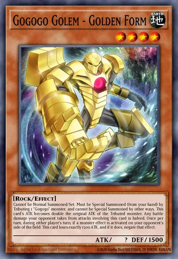 Golem Gogogo - Forma Dourada