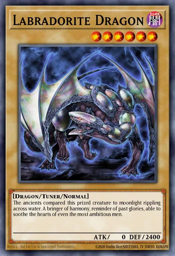 Dragón de Labradorita