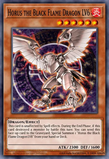 Horus el Dragón de la Llama Negra LV6