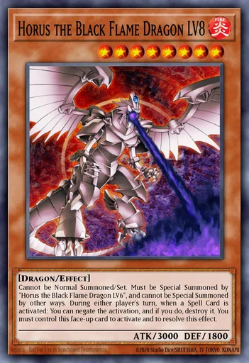 Horus el Dragón de la Llama Negra LV8