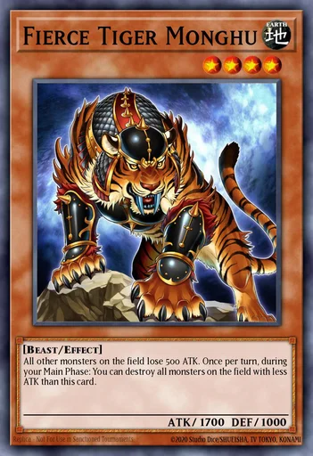 Tigre Féroce Monghu