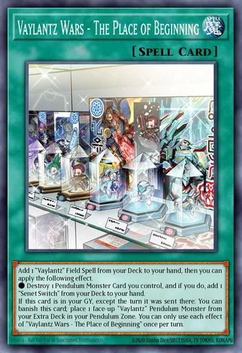 Vaylantz Wars - The Place of Beginning  Yu-Gi-Oh! Master Duel  Untapped.gg