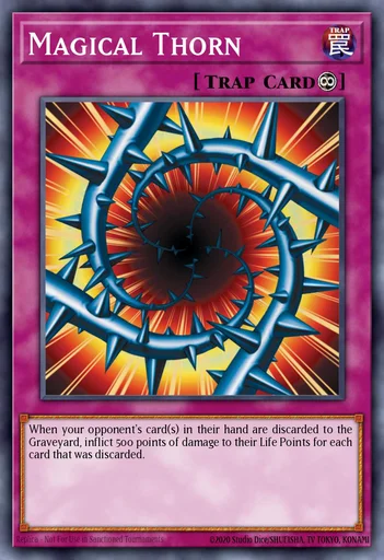 yugioh cards that deal damage to life points Magical Thorn – Yu-Gi-Oh! Master Duel – Untapped.gg