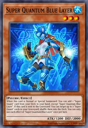 Superquantum Blaue Schicht