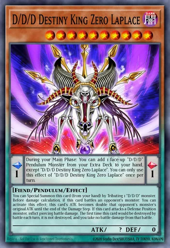 D/D/D Laplace Cero, Rey del Destino